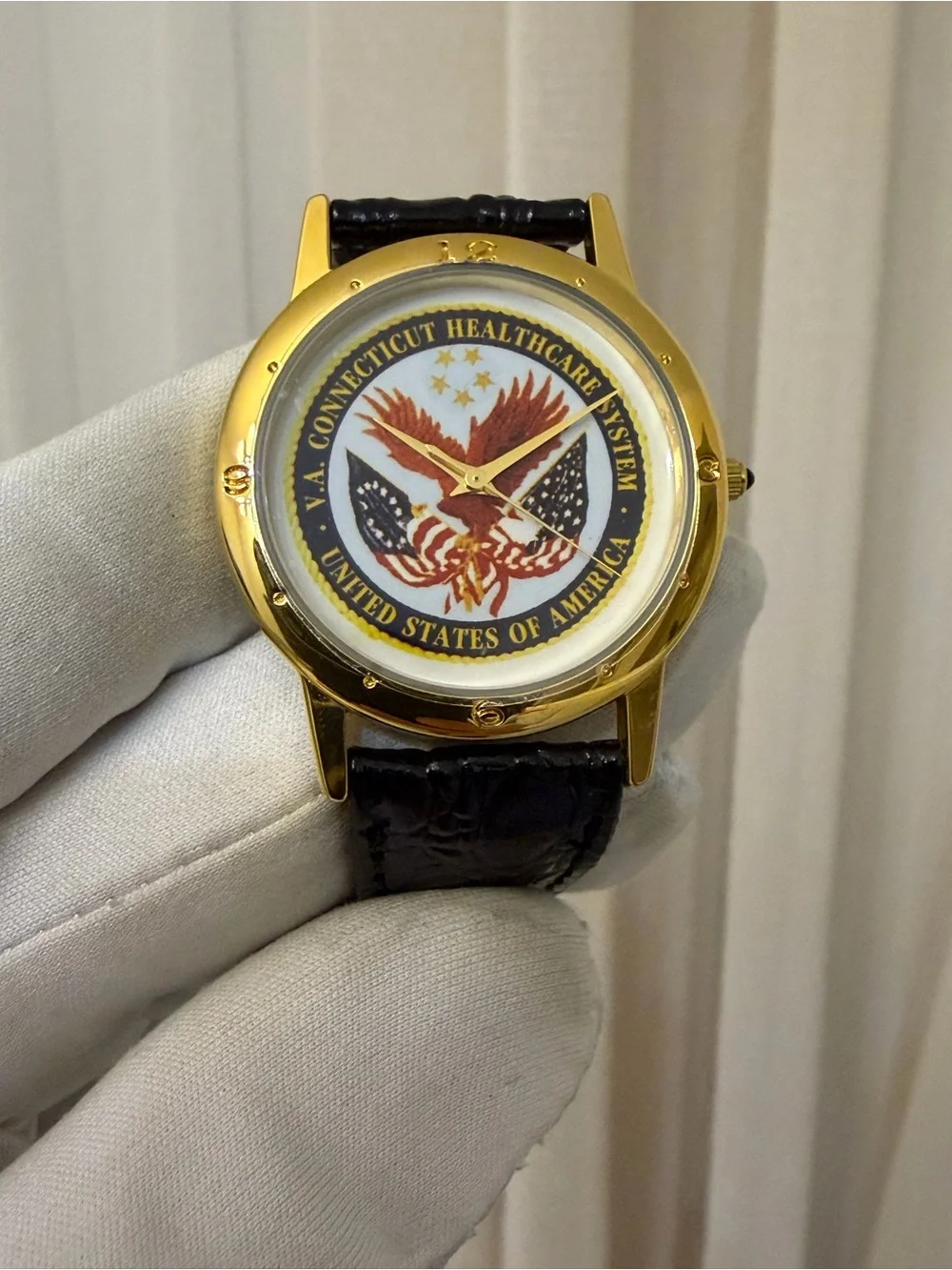 Vintage Image Watches VA Connecticut Healthcare System Quartz Watch 34.4mm